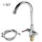 TEMU A Stainless Steel Faucet For Hot And Water 360° Rotation To Prevent Splashing, Suitable For Use In Kitchens, Bathrooms, Restaurants, Etc. Comes A 60cm Inlet Hose. It Makes A Great Christmas Gift.