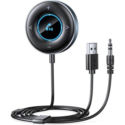 Bluedeer - Bluetooth Adapter Auto, [Plug & Play] Bluetooth 5.3 Empfänger Buchse 3,5 mm,