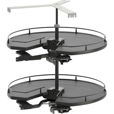 Vauth Sagel Cor Spin 71 Karussell Eckschrank Drehbeschlag inklusive Tablare für KB 800mm, Stahl