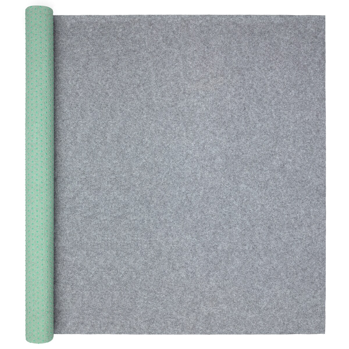 Midori Rasenteppich 67 x 450 cm Grau mit Noppen Kunstrasen Teppich Balkon Terrasse Outdoor Image