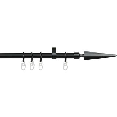 Gardinenstange LIEDECO "Herkules 16 mm" Gr. 2, schwarz, L:160cm Ø:16mm, Gardinenstangen Image
