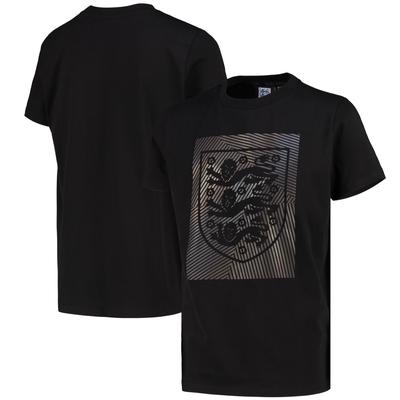 England Tonal Reflective Graphic T-Shirt – Schwarz – Kinder Image