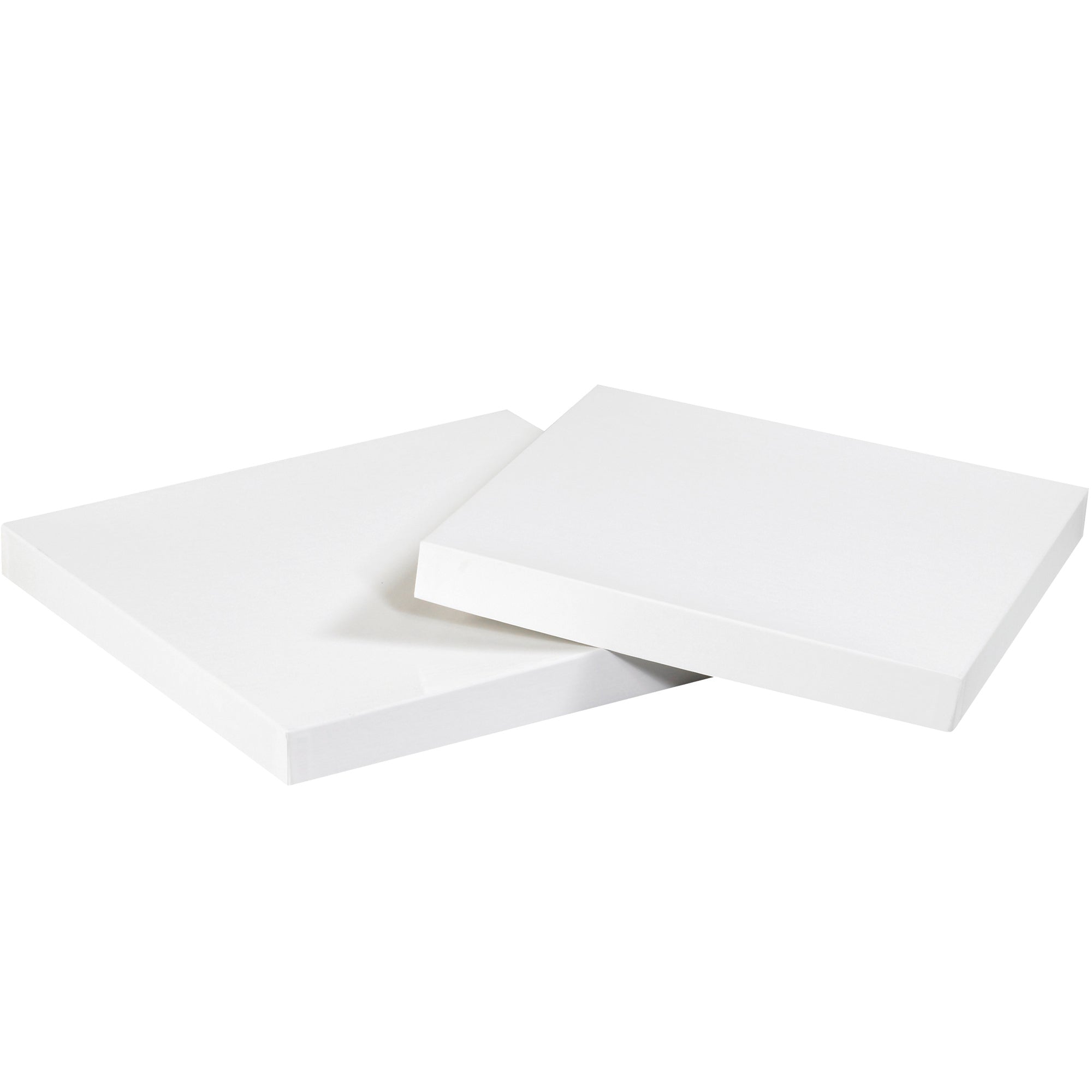 14 x 14" White Deluxe Gift Box Lids, Case Of 50 (DGBL1414W)