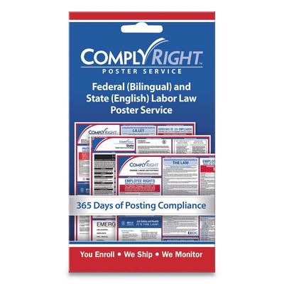 ComplyRight Labor Law Poster Service, "State Labor Law", 4w x 7h (TFPCRPS02)