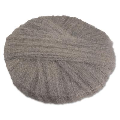 Global Material GMT 120203 Grade #3 Standard Radial Steel Wool Floor Pads, Hard Floor, 20", 12/Carton - Case of 12