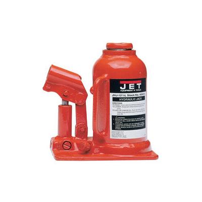 Jet JHJ Series Heavy-Duty Industrial Bottle Jack, 3 1/2Wx6Lx7 7/8-15 1/2H, 8 ton (825-453308)