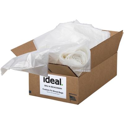 Ideal Industries IDEAC0920H Shredder Bags for shredder models 2503, 2604 & 3104 - 40 gal - 47.5", x 33.5" Width - 80/Case - Plastic - Case of 80