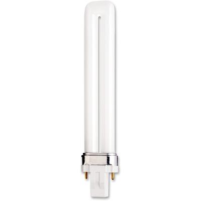 Satco S8310CT CFL Twin Tube, 13W, 2700 Kelvin, 50BX/CT, White - Case of 50