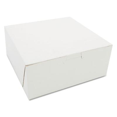 Southern Champion 0917 Bakery Boxes, White, Paperboard, 7 x 7 x 3, 250/Carton - Case of 250