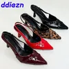 Mode Spitz Damen High Heels Pumps Sandalen Schuhe Weibliche Slides Schuhe Elegante Frauen Sandalen Mit Hohen Absätzen Schuhe Große Größe 43