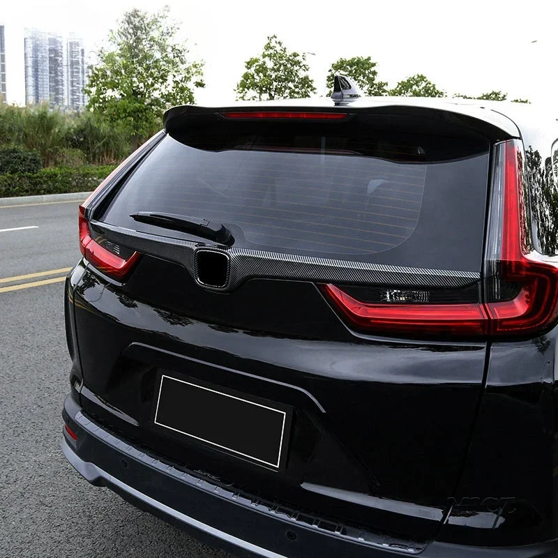 Für honda crv cr-v 2017 2018 2019 2020 2021 2022 hinteres logo tür heckklappe rahmen platte verkleidung stick kofferraum auto styling Image