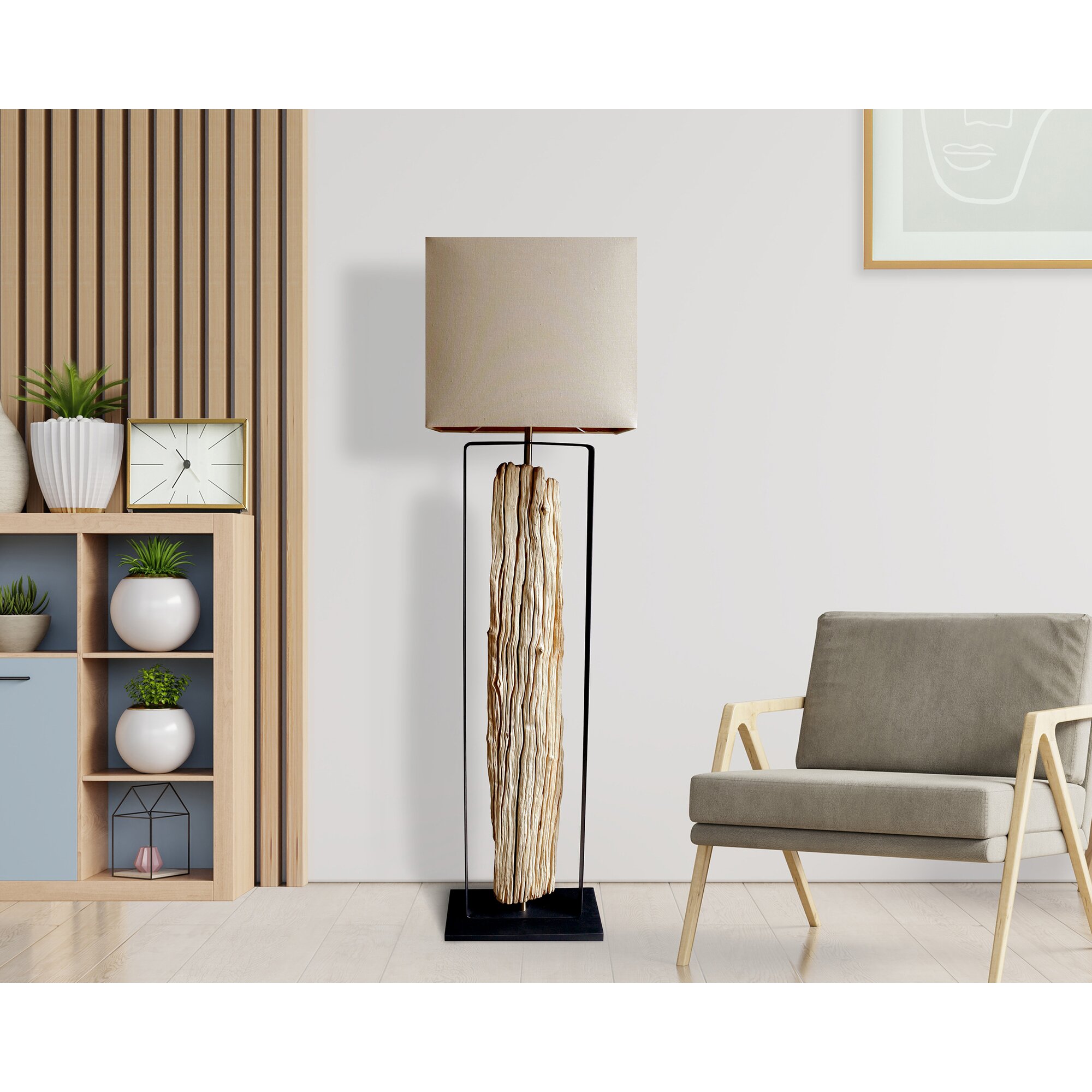 SalesFever »Westland« Stehleuchte 40x165x20 cm