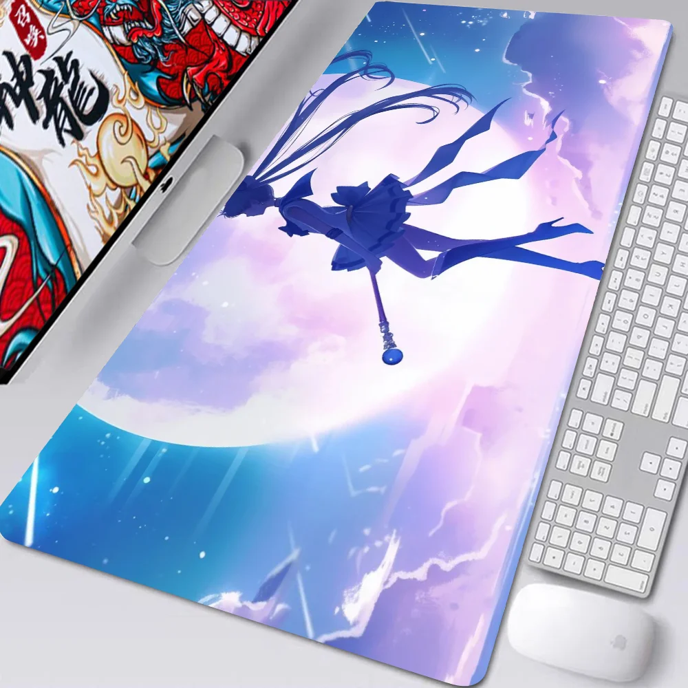 1pc Sailor Moon Boden Matte Maus Matte Schreibtisch Matte Mit Pad Gaming Zubehör Prime Gaming XXL Tastatur Pad Polsterung matte Image
