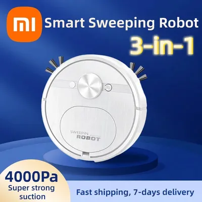 Xiaomi Smart Sweeping Robot Vacuum Cleaner 3 in 1 4000 Pa Robot Vacuum Cleaner Suction Power Great