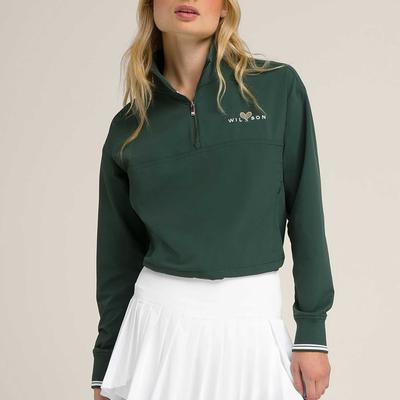 Wilson Davenport Woven Pop Over Women's Tennis Apparel Sycamore