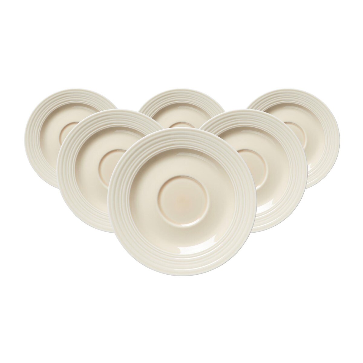 Ritzenhoff & Breker Levi Kaffeeuntertasse ø 15,5 cm beige 6er Set Image