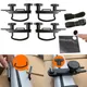 Morsetti per bulloni a U per auto in metallo da 4 pezzi Scatola da tetto universale Kit di montaggio per furgone per auto Morsetti per bulloni a U per furgone Accessori per bagagli