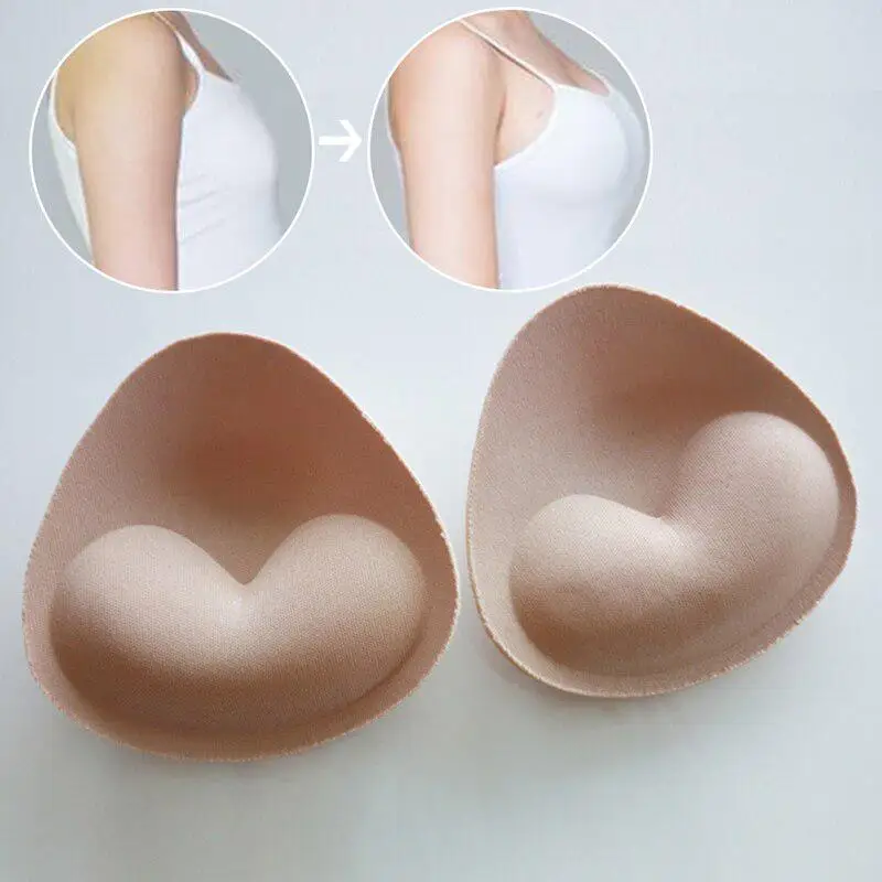 Coussinets de soutien-gorge en éponge épais, amovibles, Push Up, rehausseur de poitrine, Inserts de rembourrage, bonnets, maillot de bain, Bikini, accessoires rembourrés sur la poitrine
