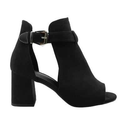Where's That From - Damen Sandalen "Lisa", Wildleder (Schwarz) Image