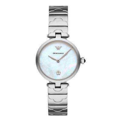 Emporio Armani Damenuhr Quartz Silber