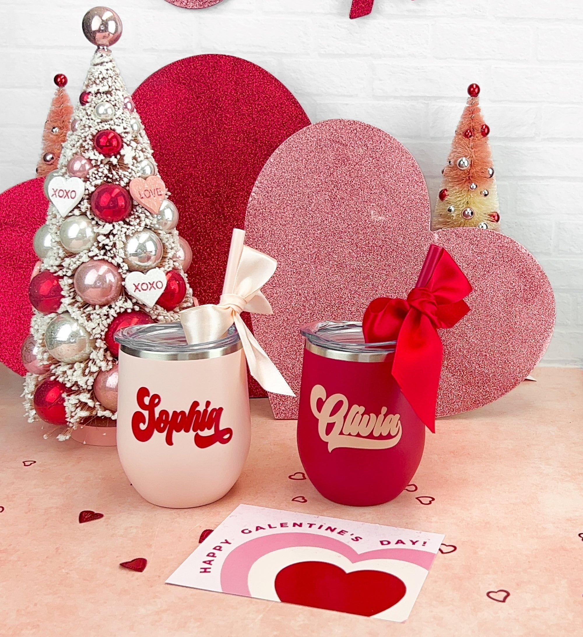 Bicchiere da vino rosso personalizzato, bicchiere personalizzato Blush, bicchieri da vino personalizzati, bicchiere da vino personalizzato, regalo di