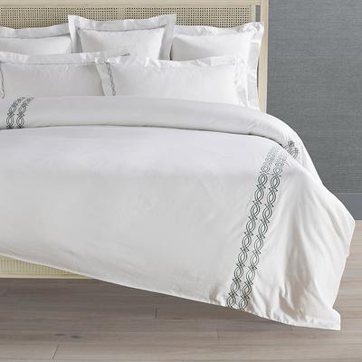 Diamond Lattice Bedding Collection - Juniper, Juniper Duvet Cover, King Juniper Duvet Cover - Frontgate Resort Collection™