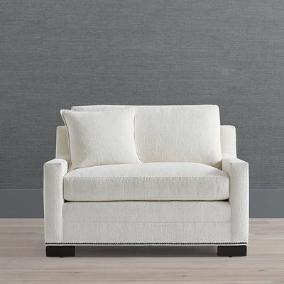 Jackson Twin Sleeper Chair - Mink Velvet - Frontgate