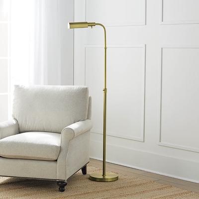 Evelyn Rechargeable Adjustable Height Task Floor Lamp - Frontgate