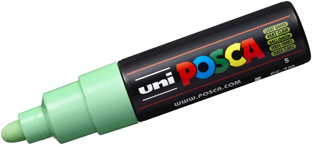 uni-ball Fasermaler Uni Posca PC-7M 4,8-5,5mm hellgrün Image