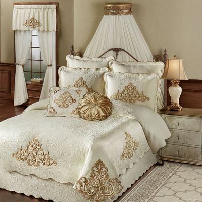 Imperial Coverlet Set Ivory, King, Ivory