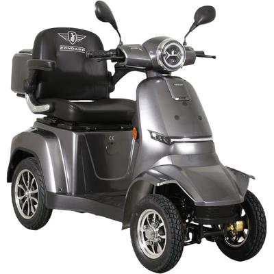 Elektromobil ZÜNDAPP "Zündapp Volt 1000W 20 km/h inkl. Topcase dunkelgrau", grau (dunkelgrau), ElektromobileB:66cm H:113