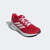 Laufschuh ADIDAS PERFORMANCE "RUNFALCON 5", Gr. 44,5, rot (better scarlet, cloud weiß, core schwarz), Textil, Synthetik, sportlich, Schuhe