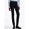 Skinny-fit-Jeans TOMMY HILFIGER "HERITAGE COMO SKINNY RW", Damen, Gr. 32, Länge 34, blau (nos rinse), Denim/Jeans, Obermaterial: 95% Baumwolle, 4% Elastomultiester, 1% Elasthan, unifarben, casual, skinny fit lang, Jeans, mit Tommy Hilfiger Logo-Badge