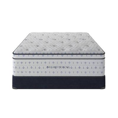 Designs Signature Euro Pillowtop Mattress Set with Foundation - King, Firm, 5.5