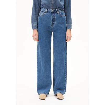 ENIJAA | Wide Leg High Waist aus recycelter Baumwolle - blau (30-34) Image
