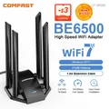 COMFAST WiFi 7 BE6500 Adattatore USB 2.4G/5.8G/6G USB 3.0 WIFI Ad alto guadagno 4 Antenna Scheda di rete Driver-Free per PC/Laptop Win10/11