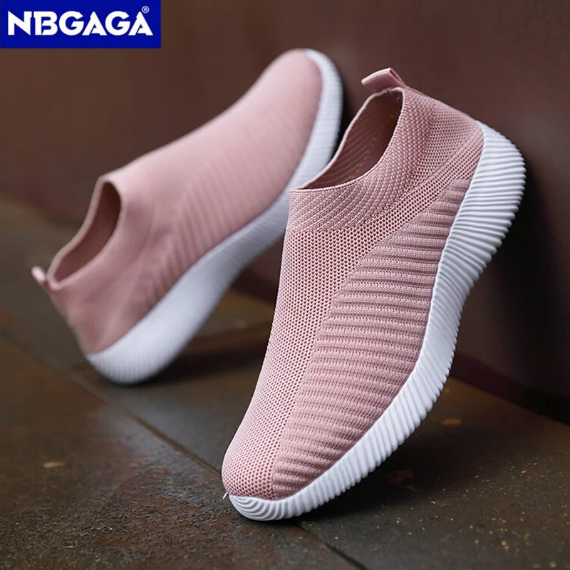 Neue rosa Turnschuhe für Frauen, Freizeitschuhe, bequeme vulkanisierte Schuhe, atmungsaktive Damen-Slipper, flache Schuhe, Müßiggänger, Übergröße 42