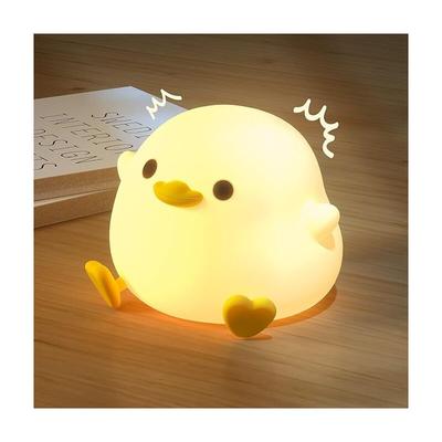 LED Nachtlicht Kinder,Nachtlicht süße Tiere, DoDo Duck Kawaii Silikon Stilllicht Kinder Nachtlicht Image
