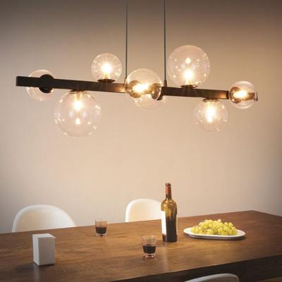 Pendelleuchte Esstisch Hängelampe Wohnzimmer - Küchenlampe Hängend G9 Hängeleuchte 8 Flammig Image