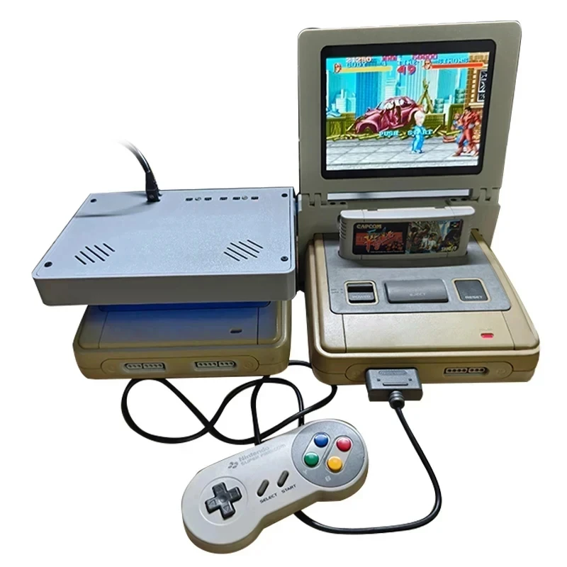 8 ZOLL RETRO ARCADE GAME Praktisches Display für SFC-Konsolen DIY LCD-Auflösung 1024*768 Mini-Monitor für SNES AV-Ausgang Image