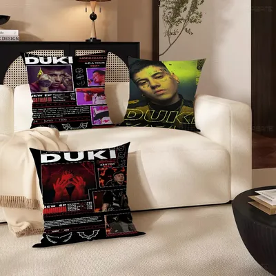 Rapper Duki Kissenbezug Design Kissenbezug Dekor Urlaub Dekoration Image