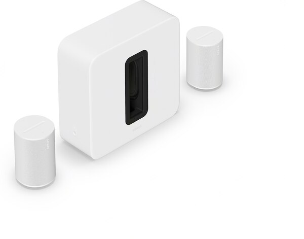 Sonos Sub 4 WH (1), Era 100 WH (2)