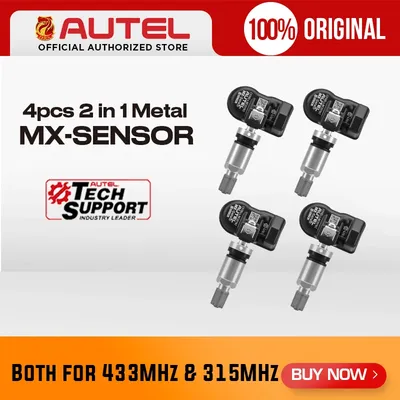 Autel MX-Sensor 433 315MHZ TPMS Sensor MaxiTPMS Tire Pressure Monitor Tester Tire Repair Tools