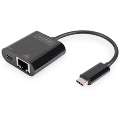 DIGITUS USB Type-C Gigabit Ethernet Adapter + PD Image