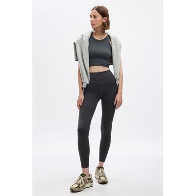 Gap Womens Grey High Waisted Power Stretch Full Length Pocket Leggings - Grey