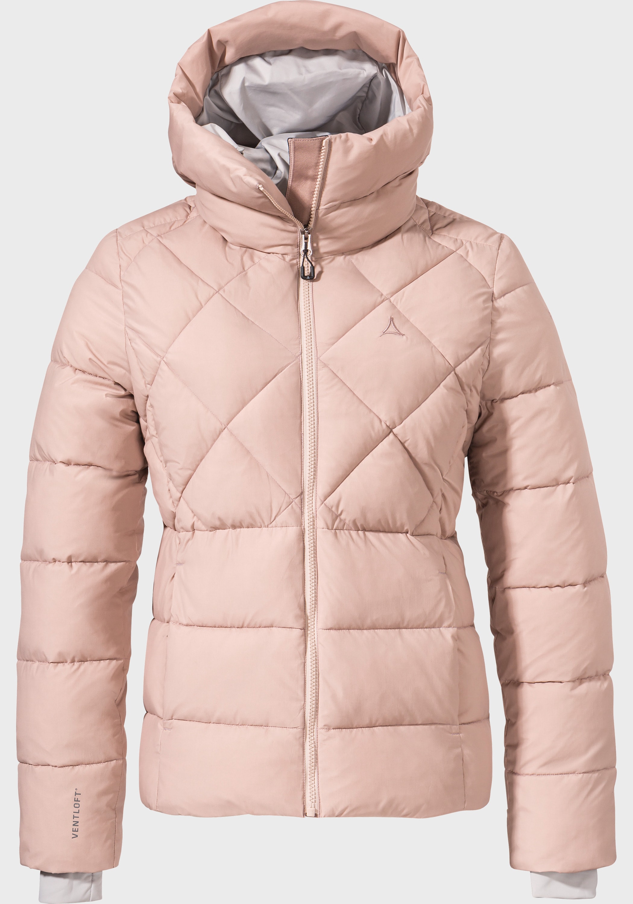 Funktionsjacke SCHÖFFEL "Ins Jacket Boston L", Damen, Gr. 44, pink (3175, pink), Oberstoff: 63% Nylon, 37% Baumwolle; Futter: 100% Polyester; Wattierung: 100% Polyester, regular fit, hoch geschlossener Ausschnitt, Jacken Image