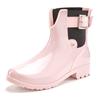Gummistiefelette VIVANCE, Damen, Gr. 37, rosa (rose), Obermaterial: 100% PVC. Futter: 100% Textilmaterial. Decksohle: 100% Textilmaterial. Laufsohle: 100% Synthetik, unifarben, glänzend, casual, Schuhe Chelseaboots Schlupfboots Gummiboots,...