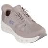 Slip-On Sneaker SKECHERS "GLIDE-STEP PRO", Damen, Gr. 36, grau (taupe), Textil, Synthetik, sportlich, Schuhe Sneaker, Trekkingschuh, Slipper, Freizeitschuh mit Slip-Ins Funktion