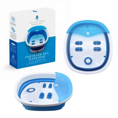 Collapsible Wireless Footbath Spa Massager - N/A