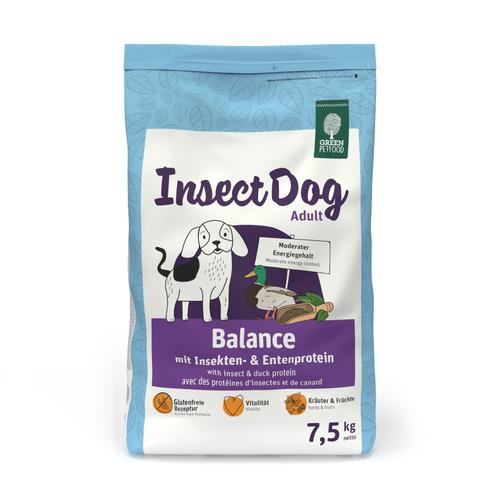 7,5kg Green Petfood InsectDog Balance Insekten & Huhn Hundefutter trocken